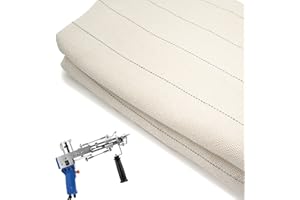HAND U JOURNEY 72"x72", 2x2 YD Tufting Fabric, Monk's Cloth with Positioning Marked Line, for Rug-Punch/Punch Needle and Tufting Gun