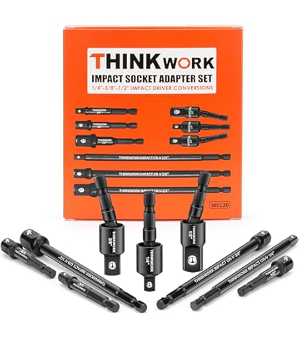 Impact Socket Adapter Bates 9-Piece Set 1/2