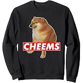 Cheems Ironic Doge meme Sweatshirt