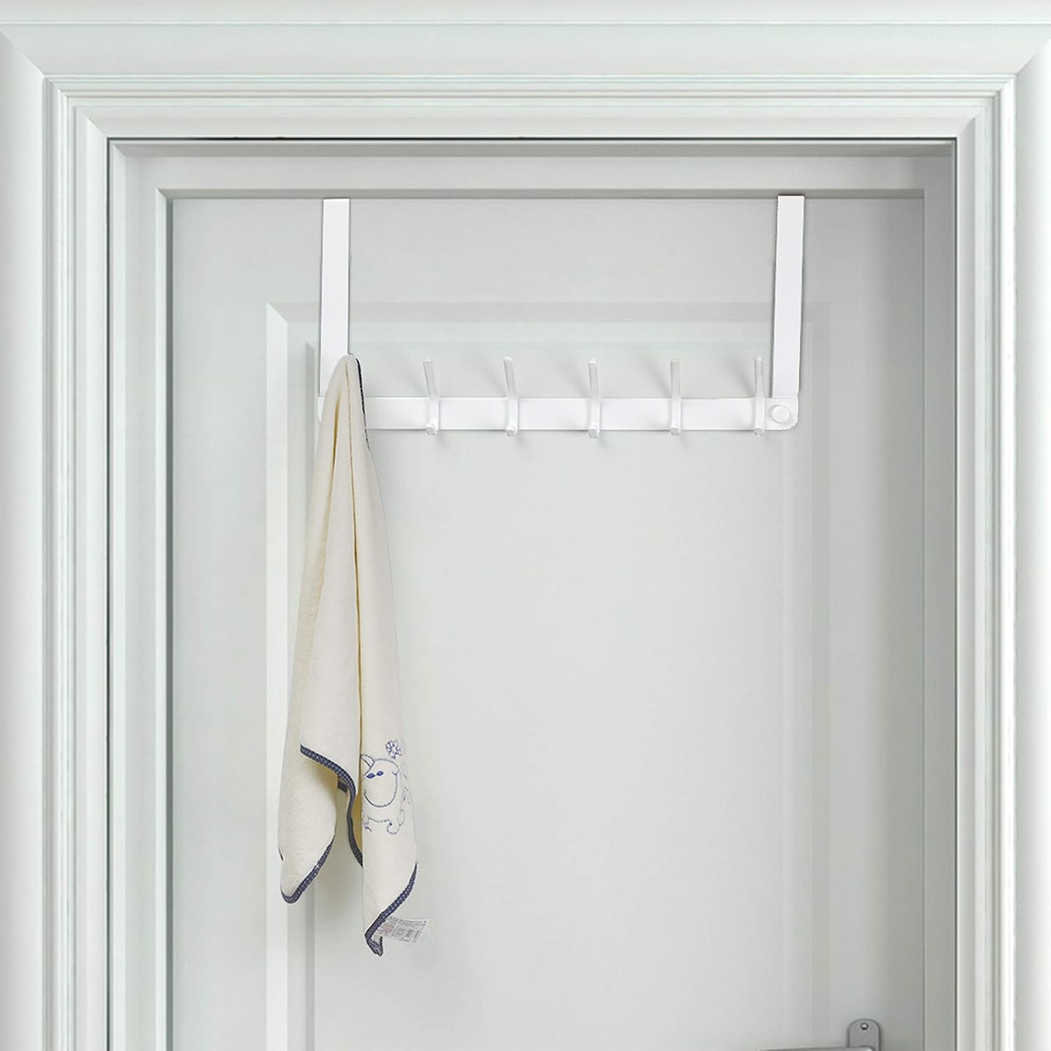 Over Door Coat Rack Dseap Over The Door Hook Hanger Chromed Hat Rack