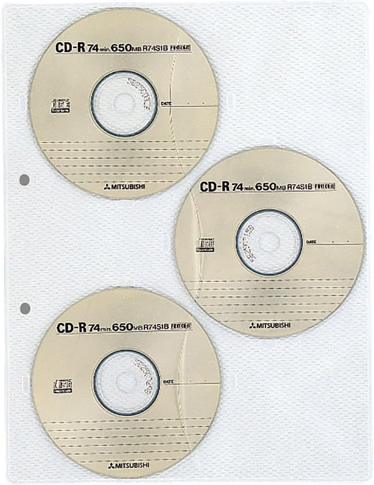 Amazon コクヨ ファイル Cd Dvd ポケット 6枚収容 2穴 レフィル Edb 75 ポケット式ファイル リフィル 文房具 オフィス用品
