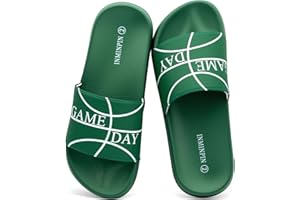 INMINPIN Kids Boys Girls Ball Sprots Slides Sandals Ultra Comfortable Beach Pool Shower Shoes House Slide Indoor Outdoor for Sports Fan