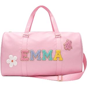 Personalized duffle bag, Kids duffle bag, duffle bag for girls