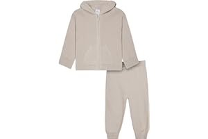 Modern Moments by Gerber Baby and Toddler Hooded Sweater Knit Jacket & Jogger