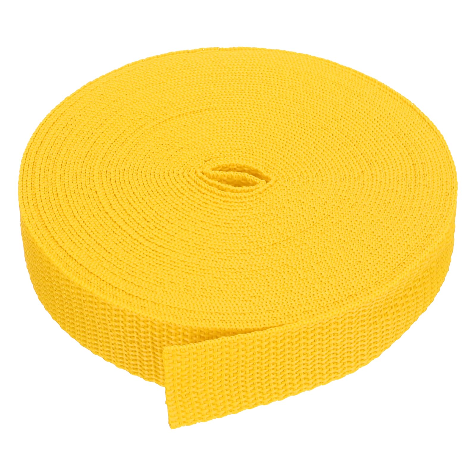 PATIKIL 9 Meters Webbing, 25mm Polypropylene Webbing Strap Heavy Webbing Roll Chair Straps for Indoor Outdoor Climbing DIY Crafting, Camel