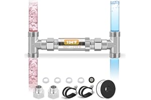 Moonshan Upgraded 304 Stainless Steel Bypass Sensor Valve Kit for Instant Hot Water Recirculating System Replacement for the plastic Sensor Valve