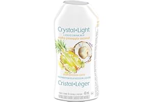 Crystal Light Aloha Pineapple Coconut Liquid Drink Mix, 48 mL Bottle, 12 Ct Case