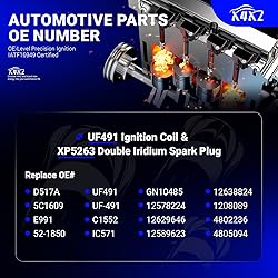 UF491 Ignition Coil & XP5263 Double Iridium Spark