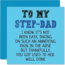 Funny Fathers Day Cards For Step Dad - Amazing...