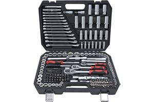 Hantinstom Ultimate Sockets Set Comprehensive Hand Tool Set Perfect for Home Essentials College Dorm Car Emergency Kit Ideal Apartment Essentials & Men’s Tools Gift
