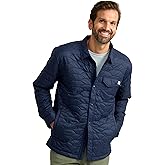 HUK - Men's Scale Shacket, DWR Insulated Performance Fishing Shirt Jacket