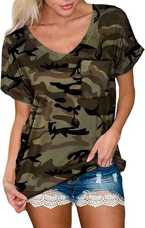 T-Shirt Short Sleeve Tops at Amazon 