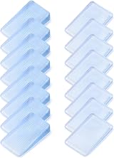QWORK 16 Pcs Furniture Leveling Wedges Transparent Non-Slip Shims 5/10mm view 1