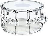 DW Design Series Acrylic Snare Drum - 8x14, Clear