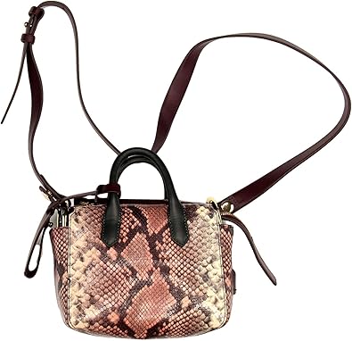 snake embossed leather handbags
