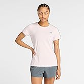 New Balance Women's Sport Short Sleeve, Pink Granite, XX-Large
