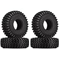 INJORA 1.0 Tires - S5 All Terrain Crawler Tires for TRX4M SCX24 AX24 FCX24 Upgrade Parts,58 * 20mm,T1008