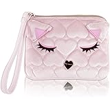 Betsey Johnson Kitch Cat Wristlet Coin Purse Pouch