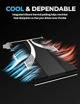 SABRENT PCIe SSD Adapter 4 NVMe M.2 Slots Aluminum Heatsink EC-P3X4 view 4