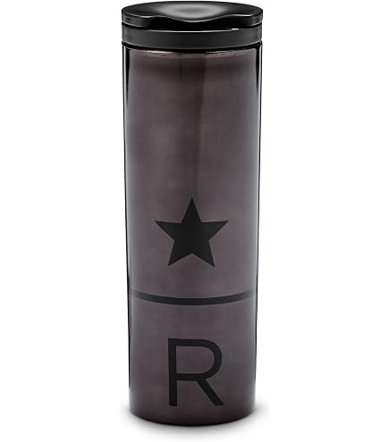 Amazon.com | Starbucks Double Wall Ceramic Traveler Coffee Mug, 16 fl oz:  Tumblers & Water Glasses