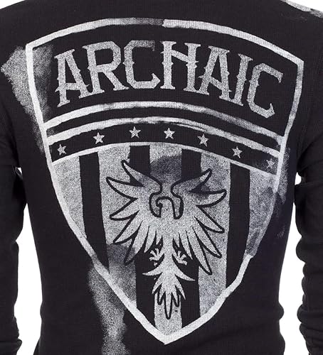 Archaic by Affliction Men's Long Sleeve Thermal Shirt Uprising Now
