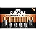 Duracell Coppertop AA Batteries with Power Boost Ingredients, 20 Count (Pack of 1) Double A Battery with Long-lasting Power, 