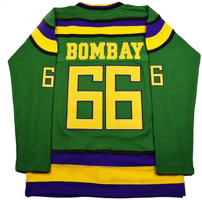 Mighty Ducks 66 Gordon Bombay Movie Hockey Jersey SXXXL
