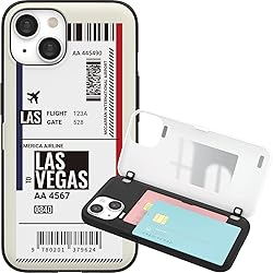 JUST4YOU iPhone 14 Plus Wallet Case with Card