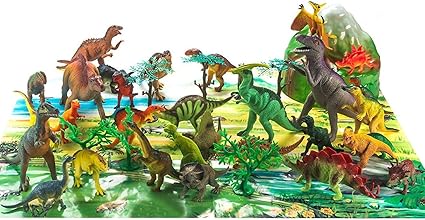 Amazon.com: Fun Central (az990) Juego de Big tina de los dinosaurios Animal Planet – 40 ct: Toys \u0026 Games