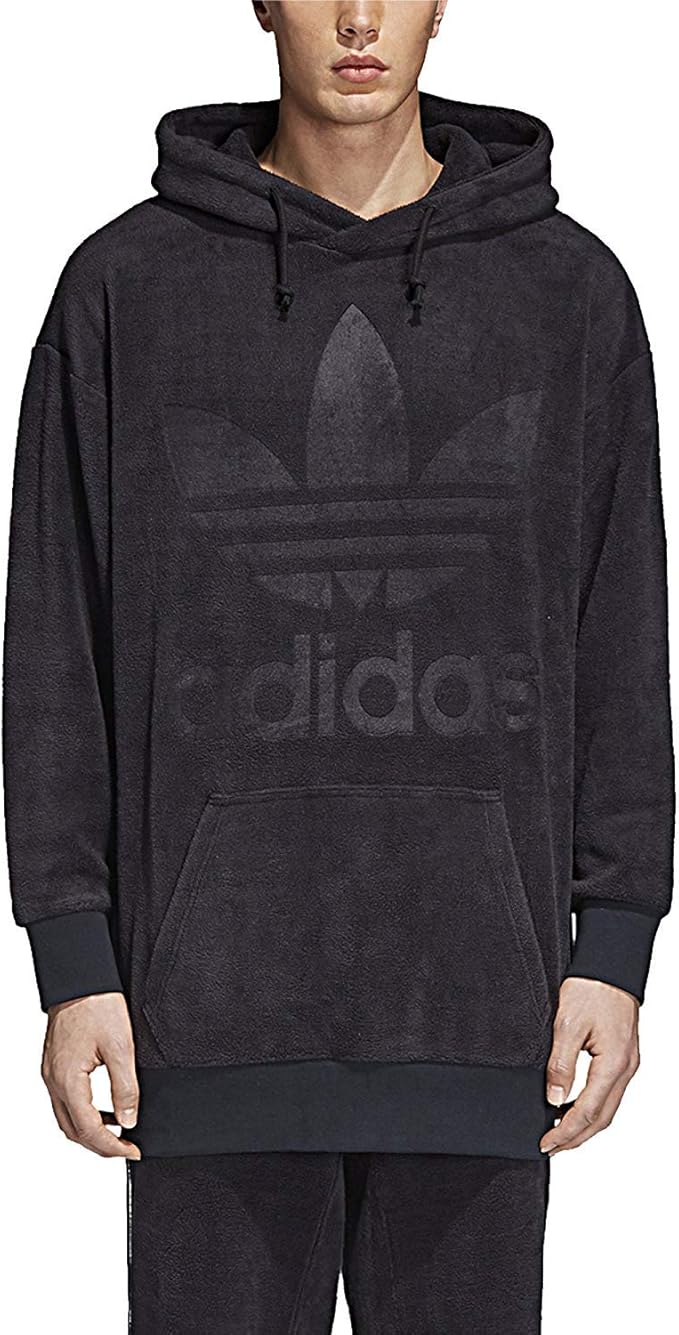 velour hoodie mens adidas