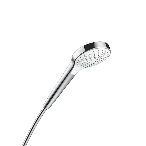 hansgrohe Croma Select S Handbrause, 3 Strahlarten, weiß/chrom