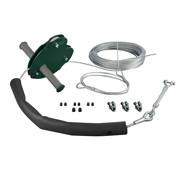 Loggyland Seilbahn Gartenseilbahn für Kinder 25m