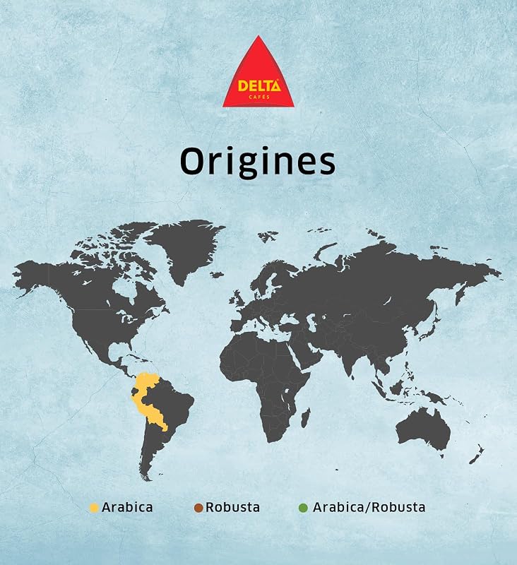 Colombia Café en Grains 500 g de Café, Intensité 8