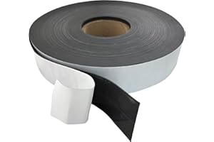 Master Magnetics - ZG80A-Ax50BX Flexible Magnet Strip with Adhesive Back , 1/16" Thick, 2" Wide, 50 feet (1 Roll)