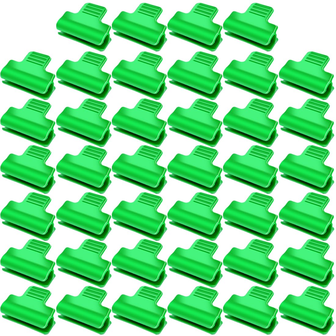 LICQIC Greenhouse Clips, Plant Clips, Film Row Cover Net Tunnel Hoop Clips for Fixing Greenhouse Frame Shelter Garden Netting (40 Pcs, Green)