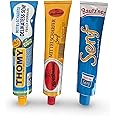 Thomy Spicy German Mustard Trio, 200ml Tubes, Medium Hot Flavors