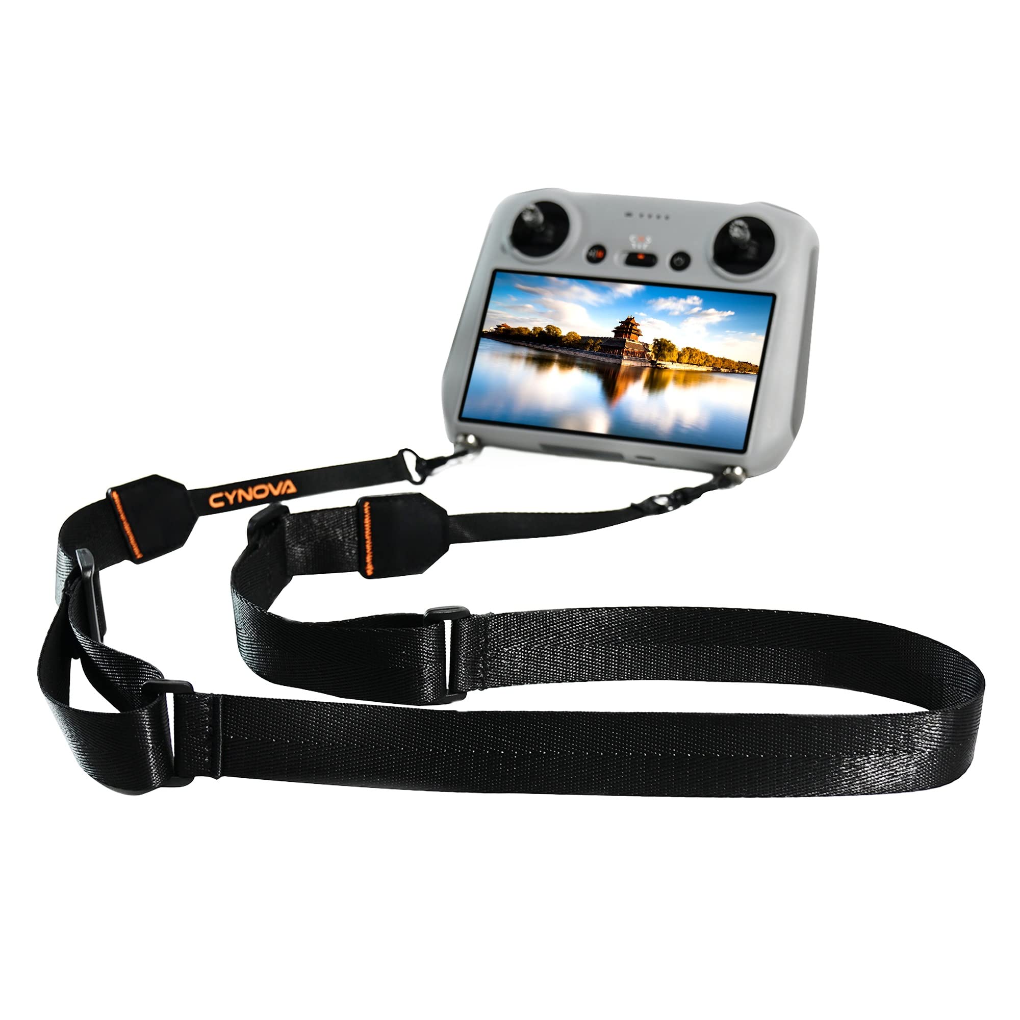 CYNOVA DJI Mini 3 Pro RC Controller Neck Strap Lite, Adjustable Lanyard for DJI Mini 3 Pro/Mavic 3, DJI RC Controller Accessories (With 2 Aluminum Alloy Screws)