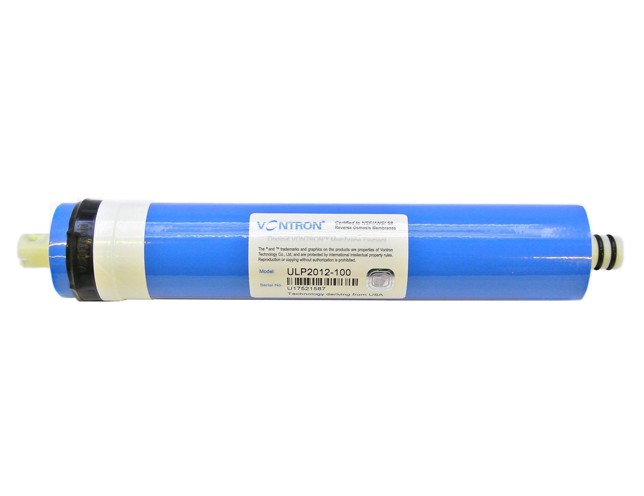 Vontron Reverse Osmosis Membrane Element 50, 75, 100, 150, 200, 300, 400 GPD (100GPD, 1812)