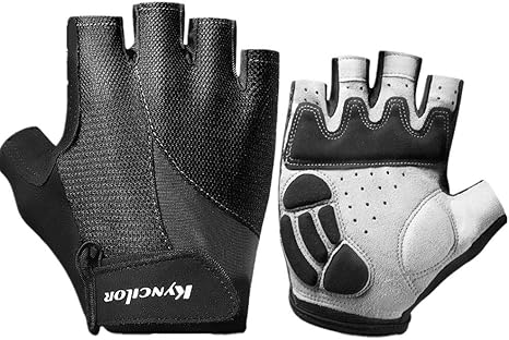 mens fingerless cycling gloves