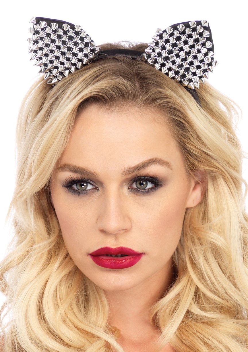 Leg Avenue Studded Cat Ears, Silver