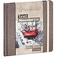 Toned Watercolour 200g/m² Beige, Watercolor Notebook, 14x14cm, 30 fls