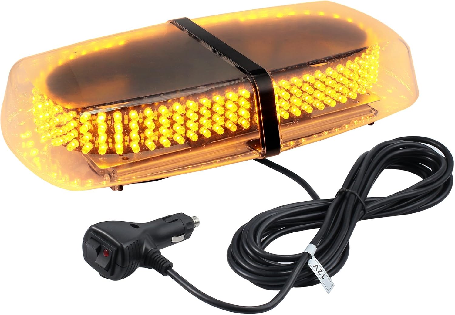 Luce Stroboscopica LED Emergenza 240 LED - 12V Con Base Magnetica E 7 Modalità - Foto 11