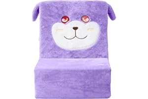 UBINGSOPA Toddler Couch Chair Comfy, Kids Couch Bed Fold Out, Portable Kids Sofa for 1-3 Years Old