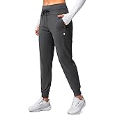 G Gradual Women's Fleece Lined Joggers High Waisted Water Resistant Thermal Winter Sweatpants Running Hiking Pockets