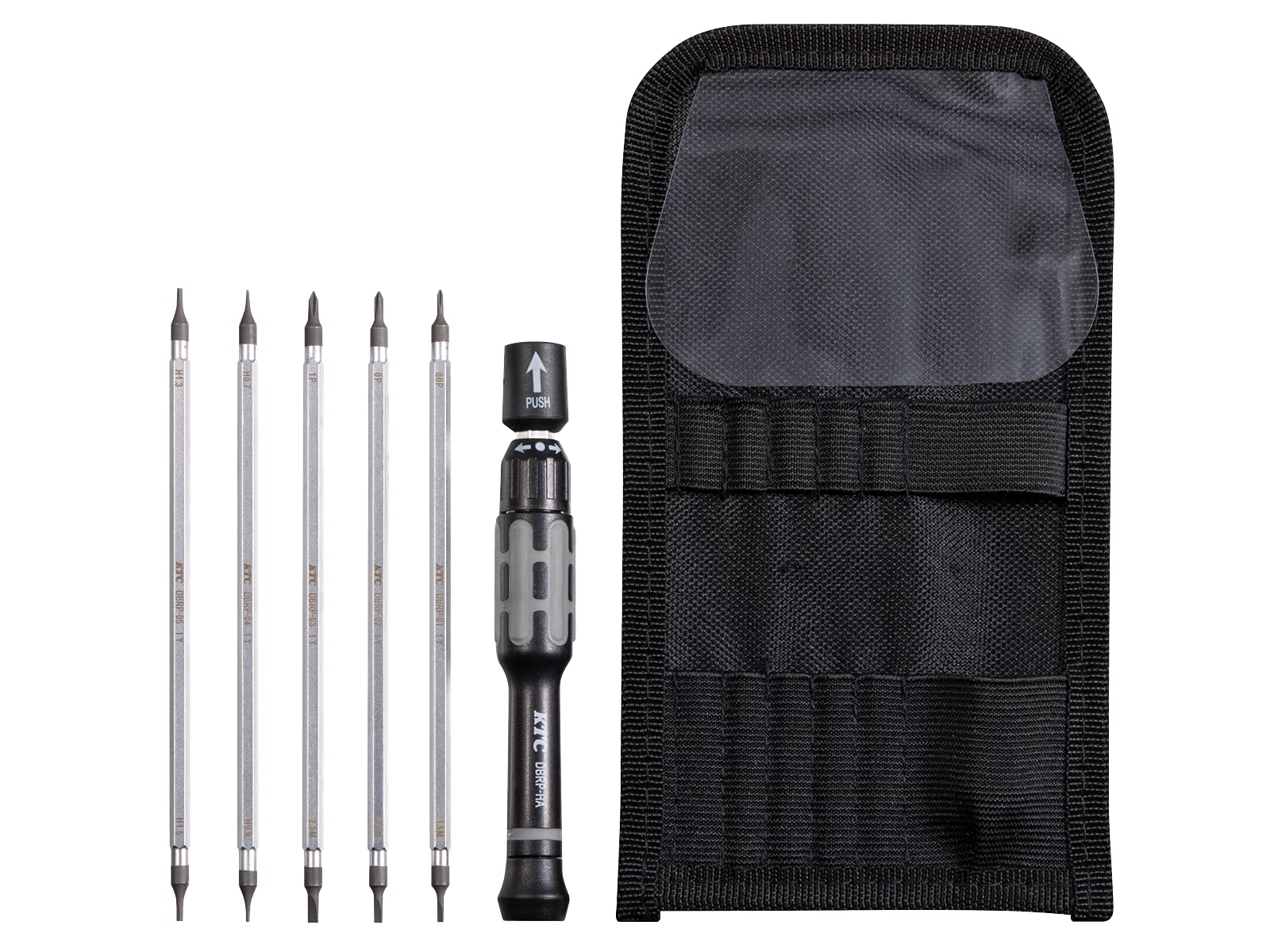 京都機械工具(KTC) ビット5本入り(先端10種)精密ラチェットドライバセット TDBRP6商品画像