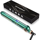 Mestlor Hair Straightener,Flat Iron 2 in 1 Straightener Curler with 3D Floating Plates Ceramic Tourmaline Ionic Curling Iron 