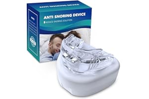 AUOUA LIFE ON MUSIC Anti Snoring Mouthpiece, Anti-Snoring Devices - Snoring Solution Mouth Guard, Comfortable Anti-Snore Solution for Men/Women