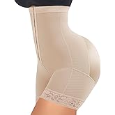 FeelinGirl Butt Lifter Shapewear Tummy Control Shorts Body Shaper for Women with Lace Trim