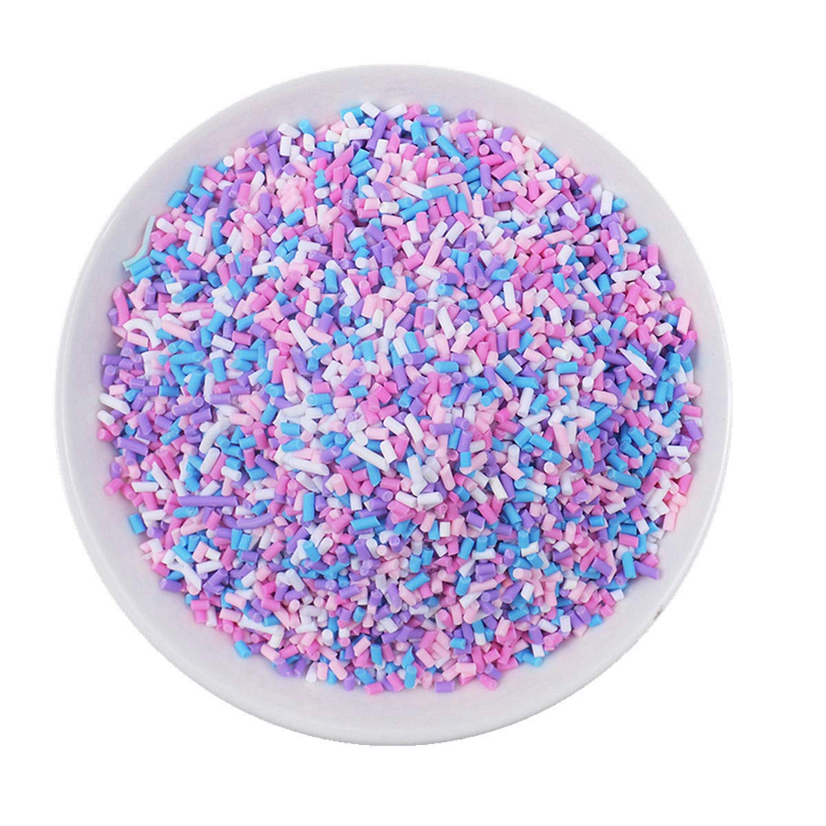 100g Resin Flatbacks Slime Accessories Clay Sprinkles Decoration for Slime Charms Filler DIY Slime Supplies Fake Candy Chocolate Cake Dessert Mud Particle Scrapbook Phone Case (needle2)