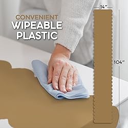Gold Plastic Disposable Table Runner. 5 Pack 14 x
